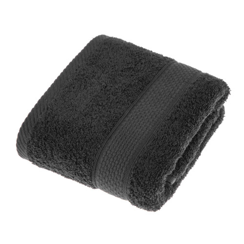 Homescapes (Black, Hand Towel) 100% Turkish Cotton 500 GSM
