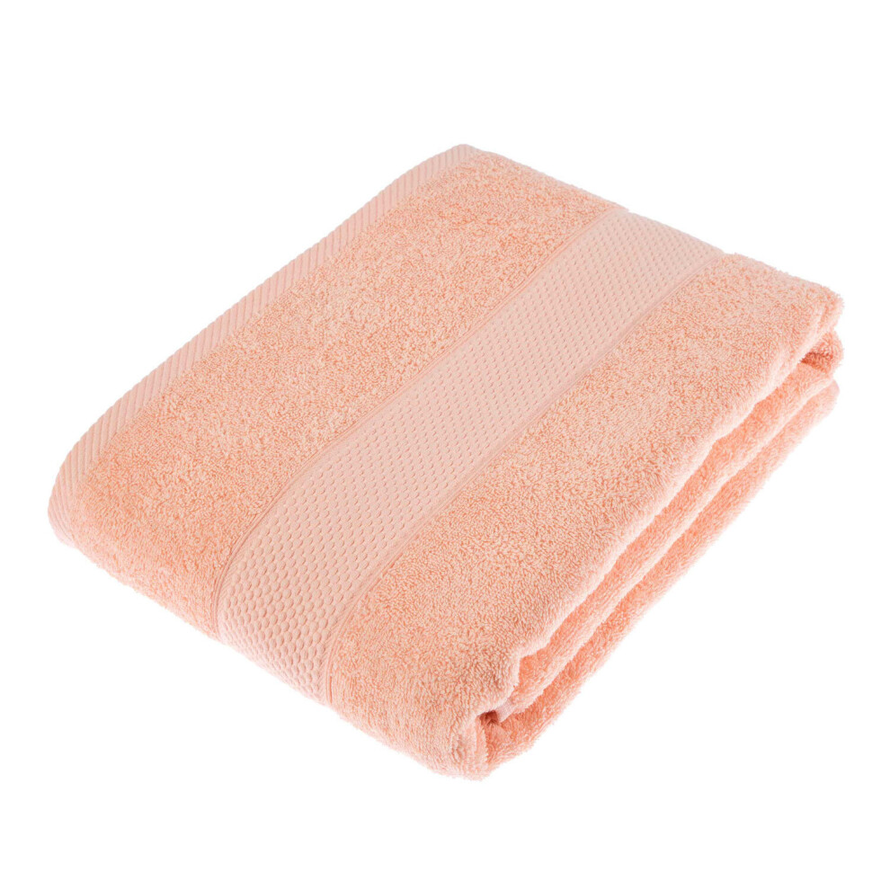 (Peach, Bath Sheet) 100% Turkish Cotton 500 GSM