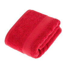 (Red, Hand Towel) 100% Turkish Cotton 500 GSM