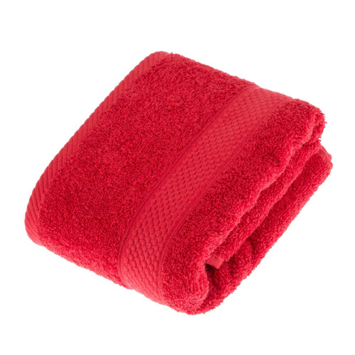 Homescapes (Red, Hand Towel) 100% Turkish Cotton 500 GSM