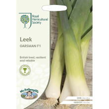 Mr.Fothergill's RHS Grow At Home Vegetable Leeks Oarsman F1 Seed