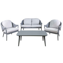 Echo 4 Piece Aluminium Outdoor Sofa Set - DG59