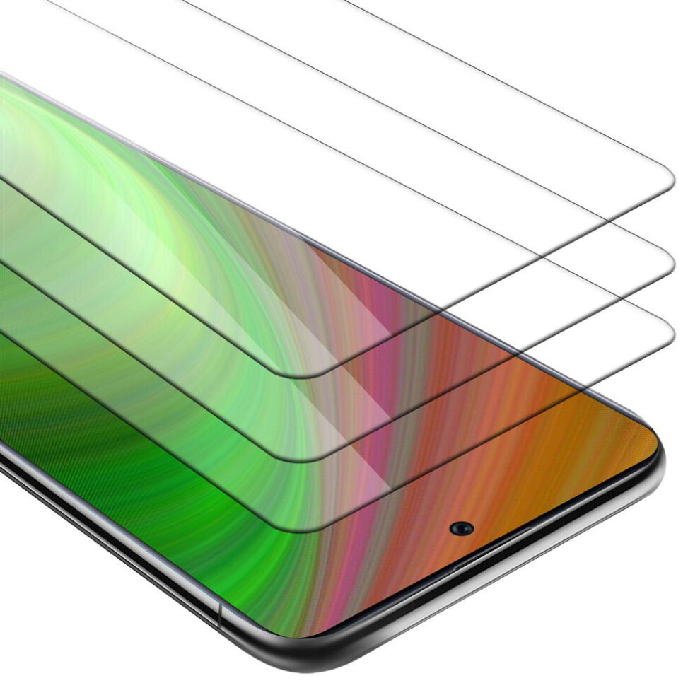 Cadorabo 3X Tempered Glass For Samsung Galaxy A71 Protection Film Display Saver Protective Film 4063758142824