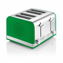 Swan Celtic 4 Slice Retro Toaster 1600W Defrost/Reheat/Cancel ST19020CELN