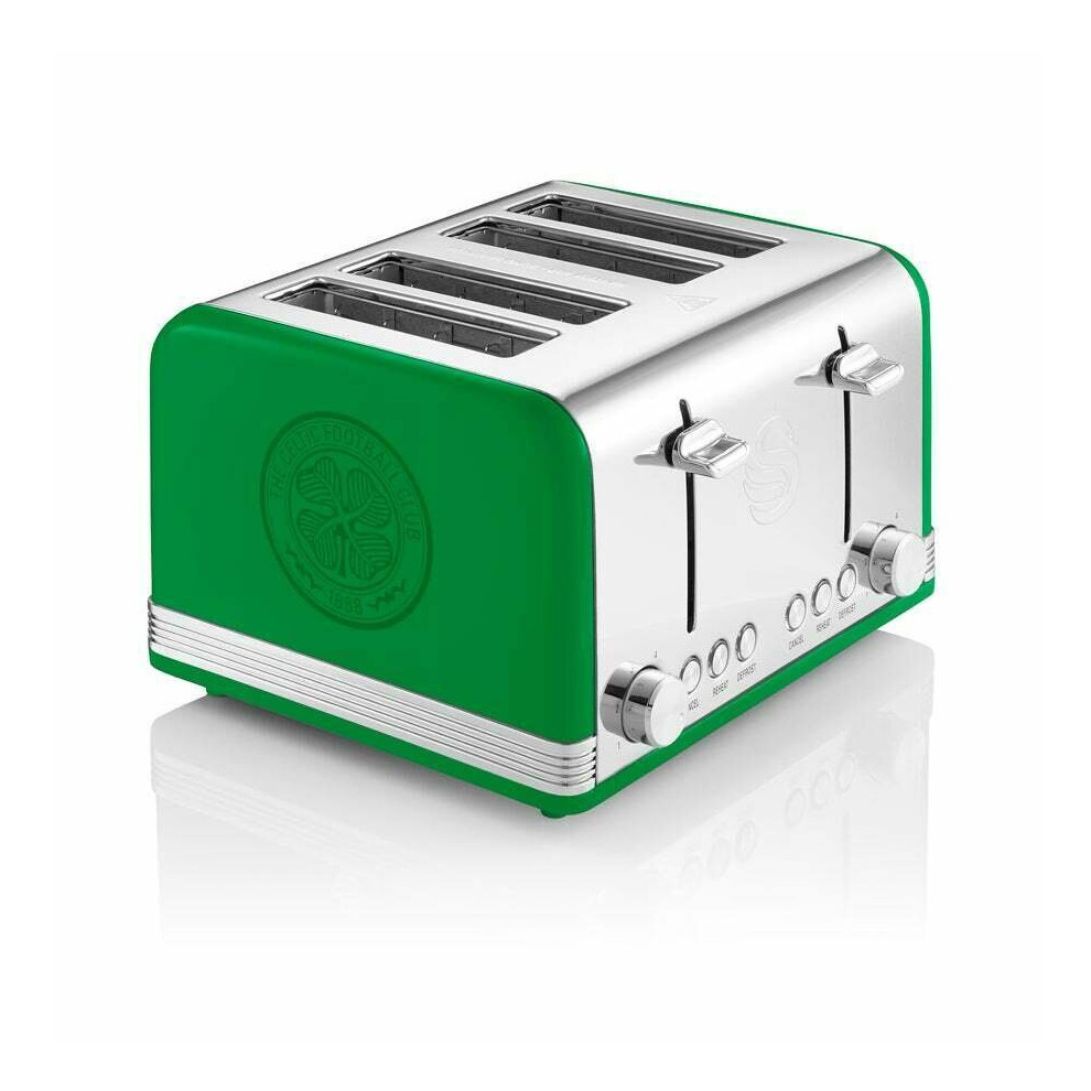 4 Slice Celtic Toaster - Celtic Green