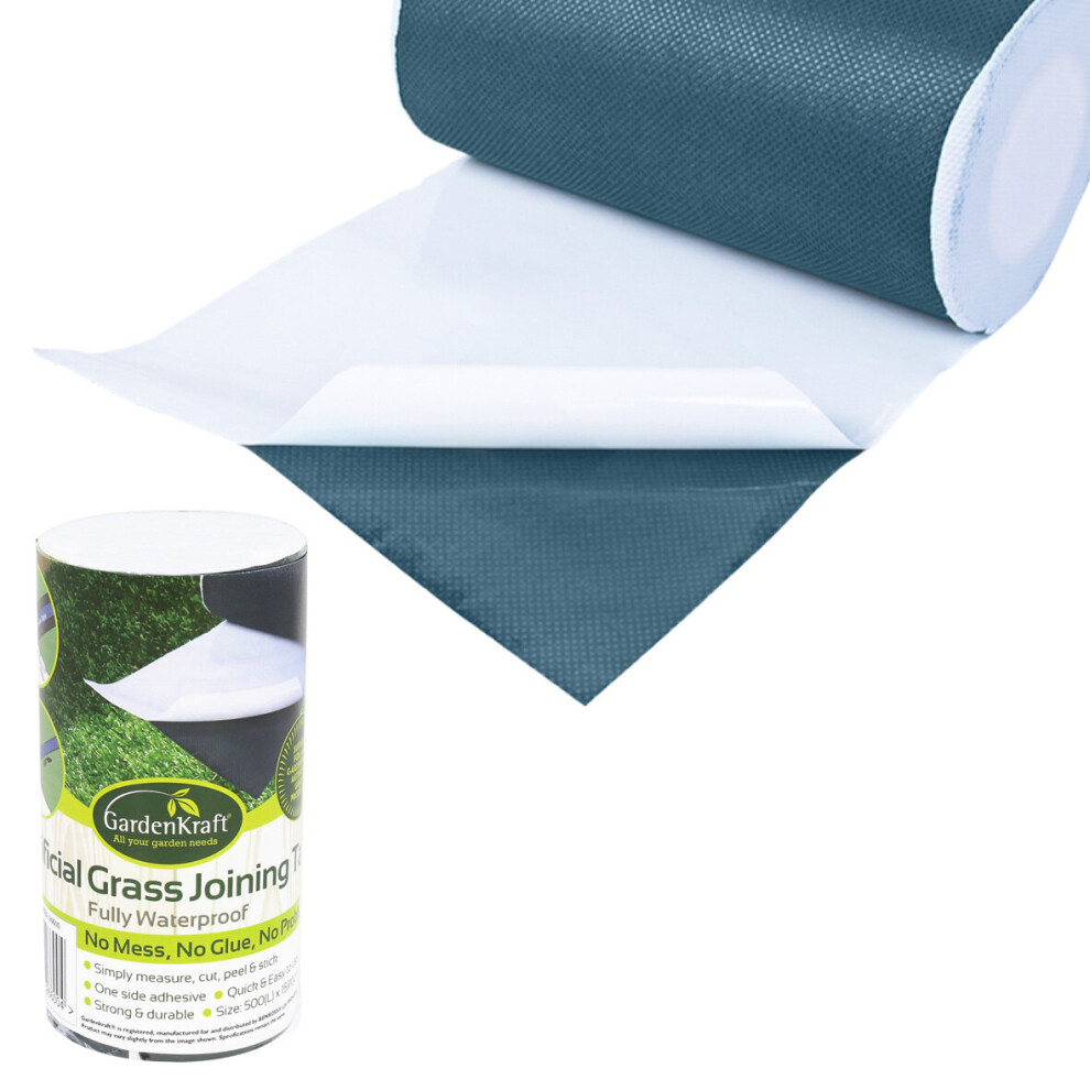 Gardenkraft 26600 5M X 15Cm Artificial Grass Joint Tape / Self-Adhesive
