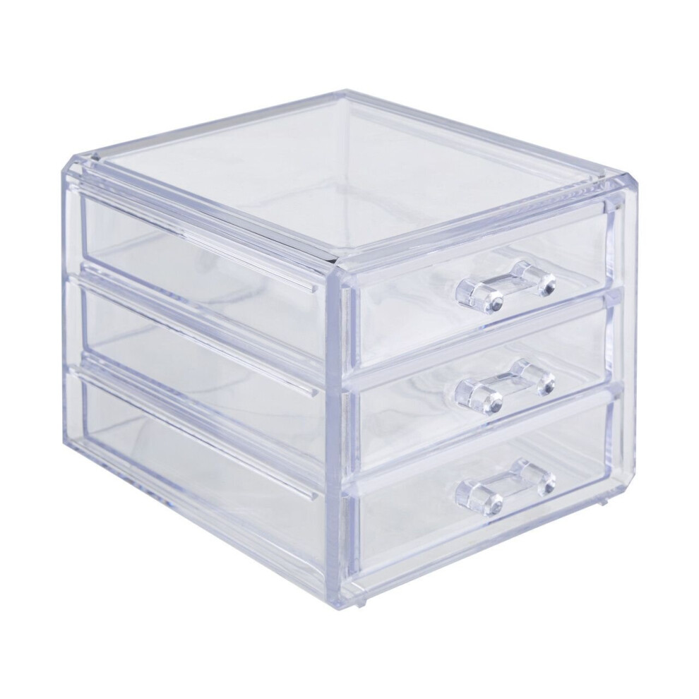 Premier Housewares 3 Drawer Cosmetics Organiser