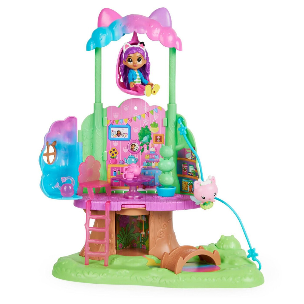 Gabby's Dollhouse Transforming Garden Treehouse Playset