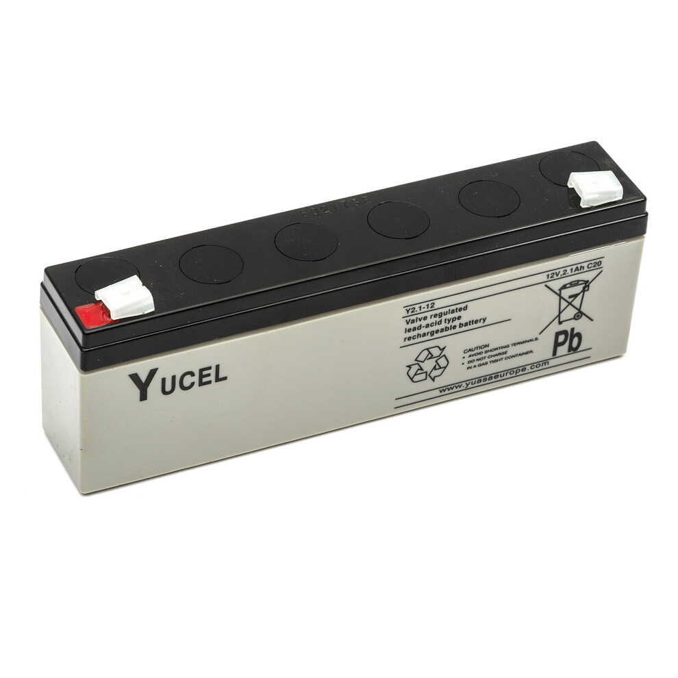 Yucel / Yuasa Y2.1-12 Sealed Lead Acid Battery 12v 2.1ah Alarm Back Up