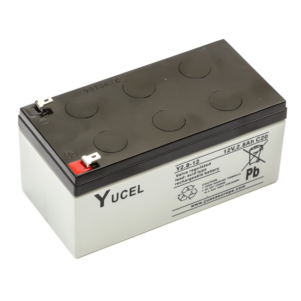Yucel / Yuasa Y2.8-12 Sealed Lead Acid Battery 12V 2.8Ah Burglar Alarm 5055583088087