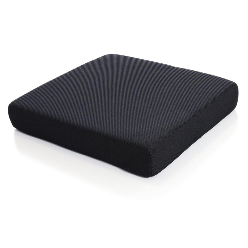 Milliard Memory Foam Seat Cushion/Chair Pad 18 x 16 x 3â with Washable Cover, for Relief and Comfort