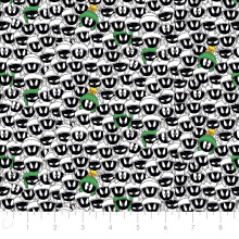 Fat Quarter Looney Tunes Retro Marvin The Martian Stack Cartoon 100% Cotton Quilting Fabric