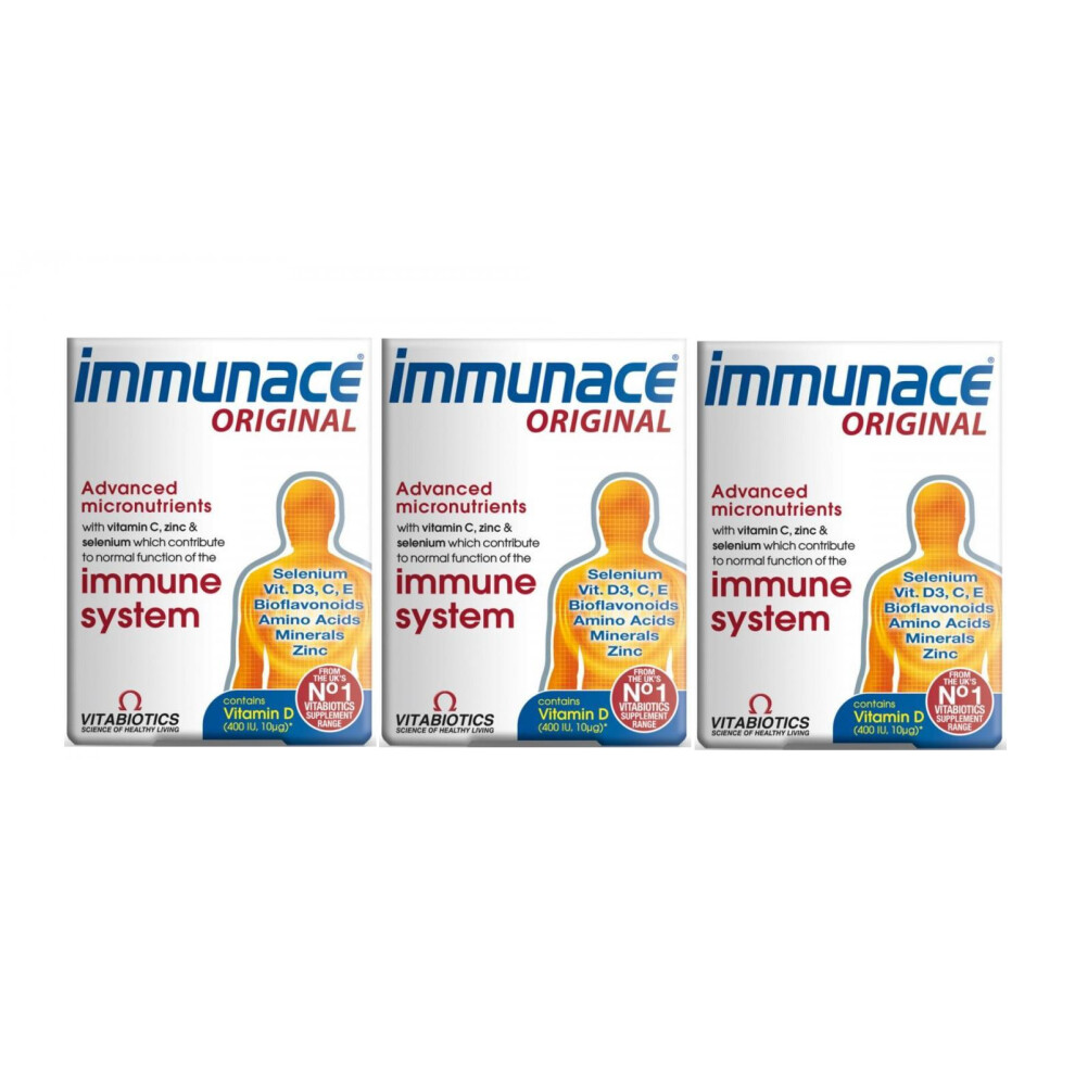 Vitabiotics Immunace Original 90 Tablets (30x3)