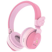 Headphones, Riwbox BT05 Wings Kids Headphones Wireless Bluetooth Over Ear 85dB/103db Volume Control Children Foldable Headphones with Mic/TF Card Comp