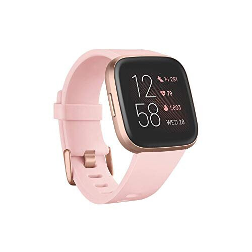 Fitbit Versa 2 Gesundheits- und Fitness-Smartwatch mit Sprachsteuerung, Schlafergebnis und Musik