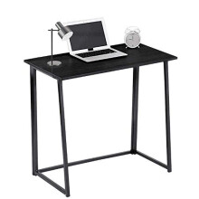 SP Computer Desk Compact Foldable Computer Desk Laptop Desktop Table Folding Portable Small Table for Company,Garden,Camping,Office (Black)