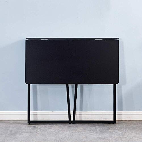SP Computer Desk Compact Foldable Computer Desk Laptop Desktop Table Folding Portable Small Table for Company,Garden,Camping,Office (Black) 1