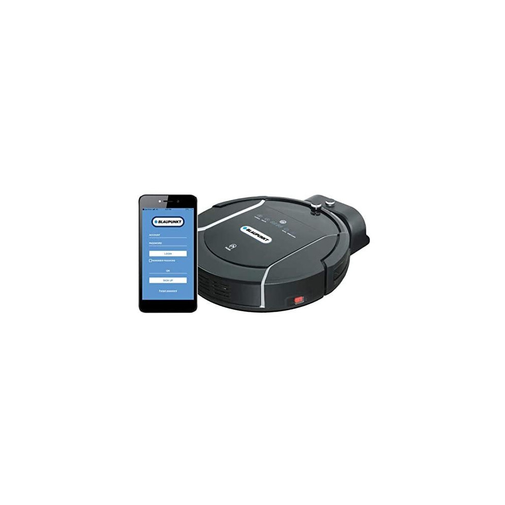 BLAUPUNKT Bluebot XSMART - Robot Vacuum and mop cleaner 2-in-1, Control via Alexa or Google Home, For hard floors & carpets