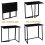 SP Computer Desk Compact Foldable Computer Desk Laptop Desktop Table Folding Portable Small Table for Company,Garden,Camping,Office (Black) 3