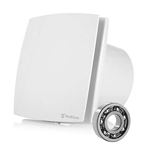 Hon&Guan Silence Ventilation Extractor Fans 6Inch - 150mm Bathroom Fan ...