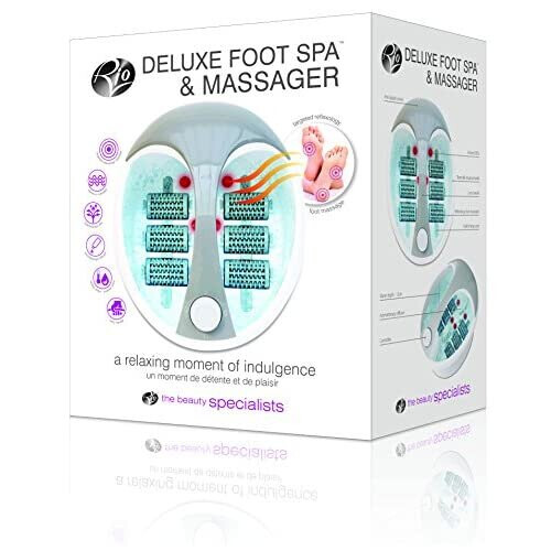 Rio Deluxe Foot Bath and Spa with Roller Massager, Hydro Jets, Vibration Massage and Aromatherapy Diffuser 2