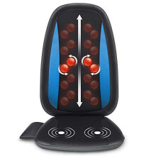Comfier Shiatsu Back Massager -Deep Tissue Kneading Massage Chair, Massage Chair Pad for Full Back, Chair Massager for Home or Office Chair use