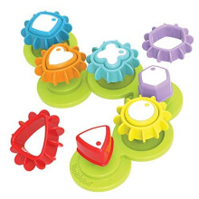 Yookidoo Shape N Spin Gear Sorter. Een ontwikkelingsspeelgoed voor kinderen van 1-3 jaar. Sorteerspel voor peuters met meerdere kleuren en vormen die