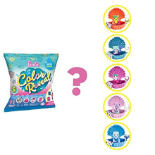 Barbie GTP74 Color Reveal Sea Animals Assortment with Shell Shaped Container and 5 Surprises