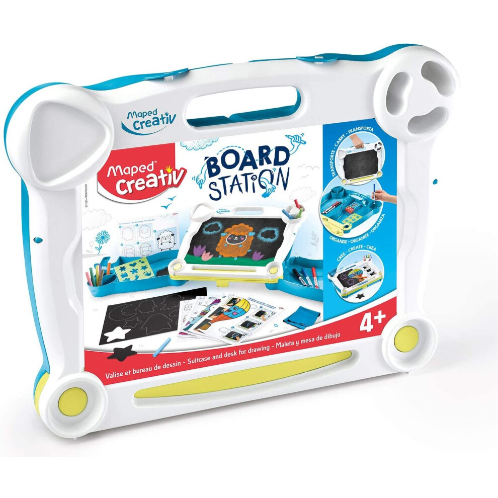 Maped Creativ - Tavola Da Disegno Cancellabile E Custodia Per Attività-image