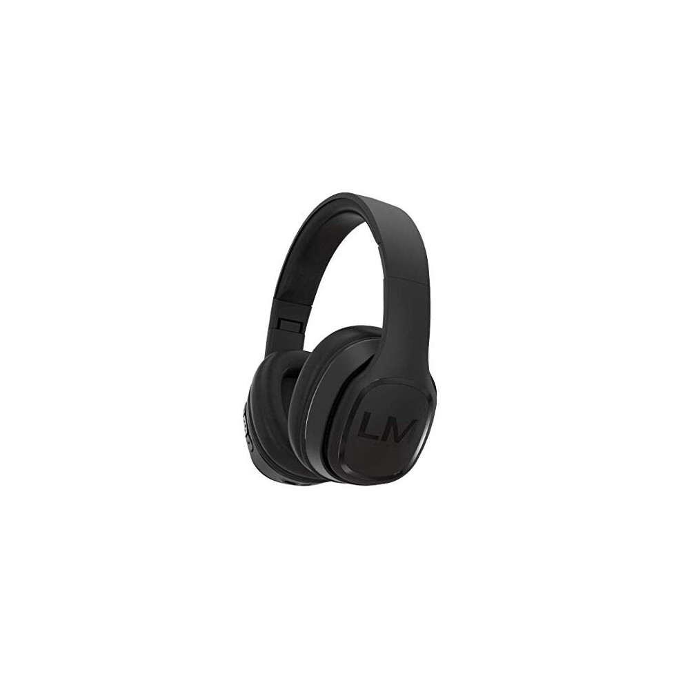 Bluetooth Wireless Headphones Over-Ear, Louise&Mann Bluetooth Headphones Foldable, Wired & Wireless Headset with Built-in Mic, Huge Playtime, Soft Foa