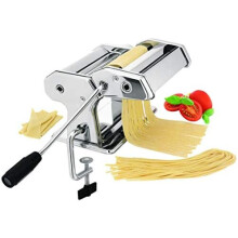 IBILI 773100 Italia Pasta Maker Machine, Stainless Steel, Silver, 17 x 5 x 2 cm