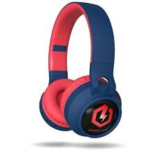 Headphones for Kids, PowerLocus Bluetooth Headphones, Kid Headphone Over-Ear with LED Lights, Foldable Headphones with Microphone,Volume Limited, Wire
