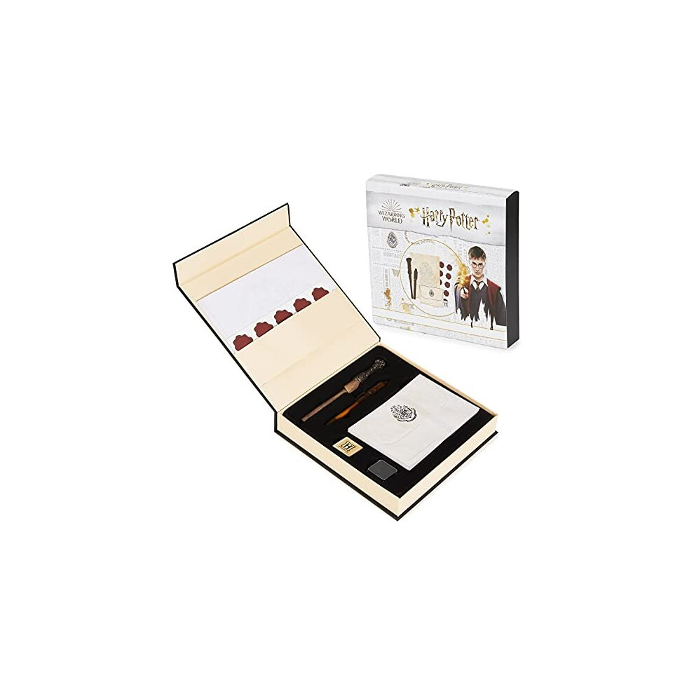 Harry Potter Writing Set, Calligraphy Sets With Paper And Envelopes, Hogwarts Stamp With Ink, Seal Stickers, Magic Pen, Stationery Gifts For Beginners