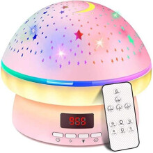 Girls Toys for 2-8 Year Old Kids, Timer Rotation Star Projector Night Light for Kids Age 3-8, Toys for 2-9 Year Old Boys Girls, Birthday Presents Gift