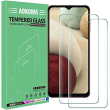 AOKUMA 2-Pack Tempered Glass Screen Protector for Samsung Galaxy A12/A32 5G – Premium Quality Guard Film, Case-Friendly, Shatterproof & Shockproof