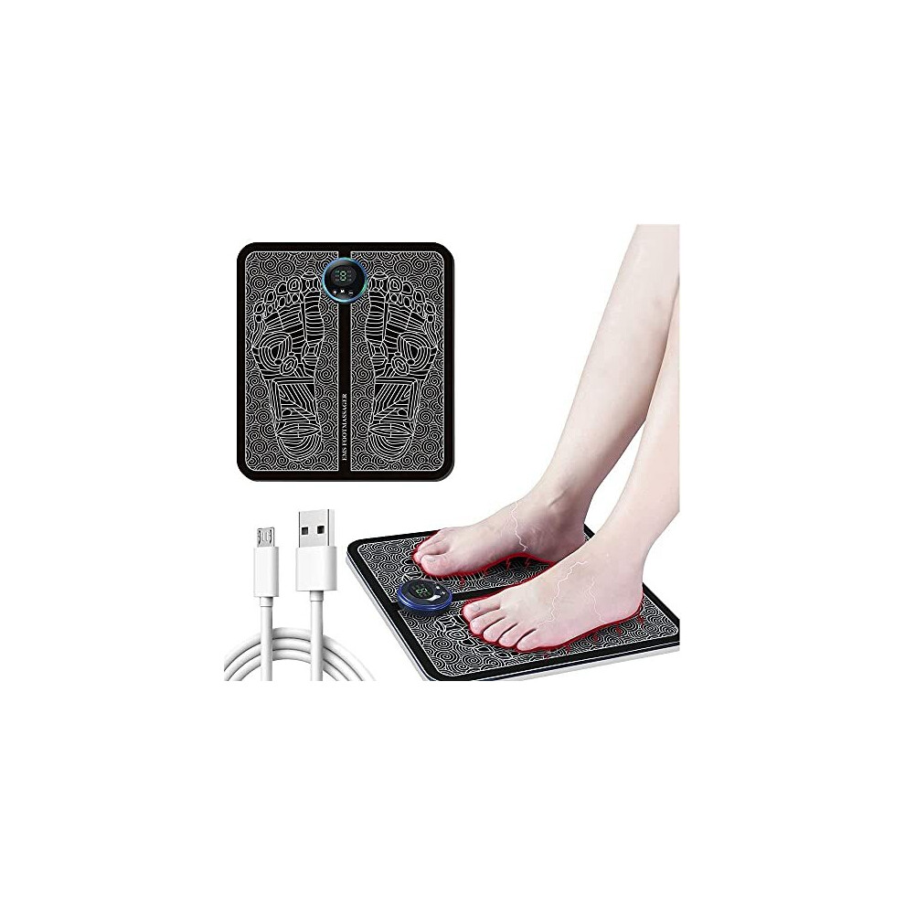 71Nmly Ems Electric Feet Massager,Folding Portable Electronic Muscle Stimulatior Massage,Feet Massage Machine That Can Promote Blood Circulation And Relieve