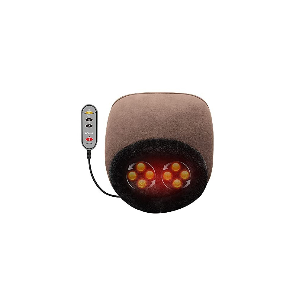 Foot Massager with Heat, Plantar Massage Machine, Deep Shiatsu Kneading, Electric Feet Cushion,Nonslip Removable Feetbed?Pain Relieve for Lower Back O