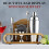 Kit de Mixologie avec Support - Ensemble de 18 Pièces Set de Shaker à Cocktails 2