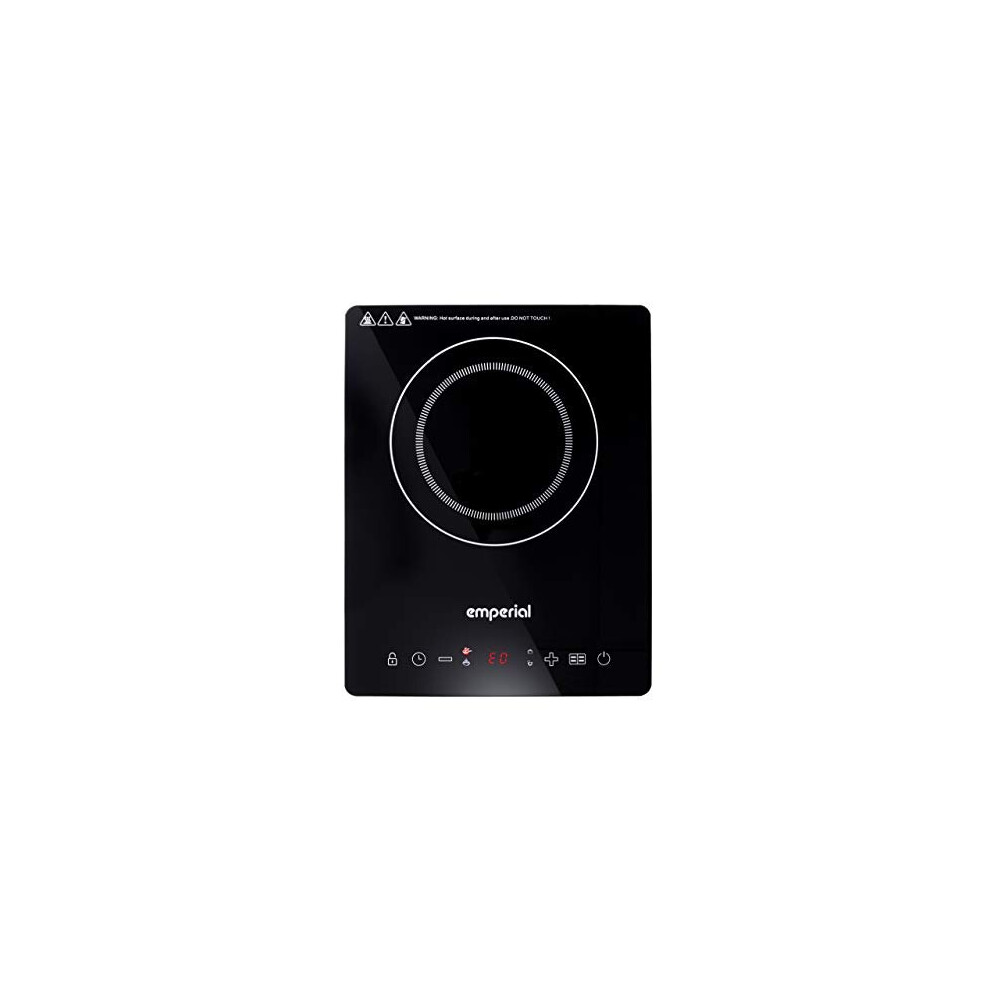 Emperial Single Induction Hob Portable Digital Cooktop Electric Hot Plate With Touch Control 2000W