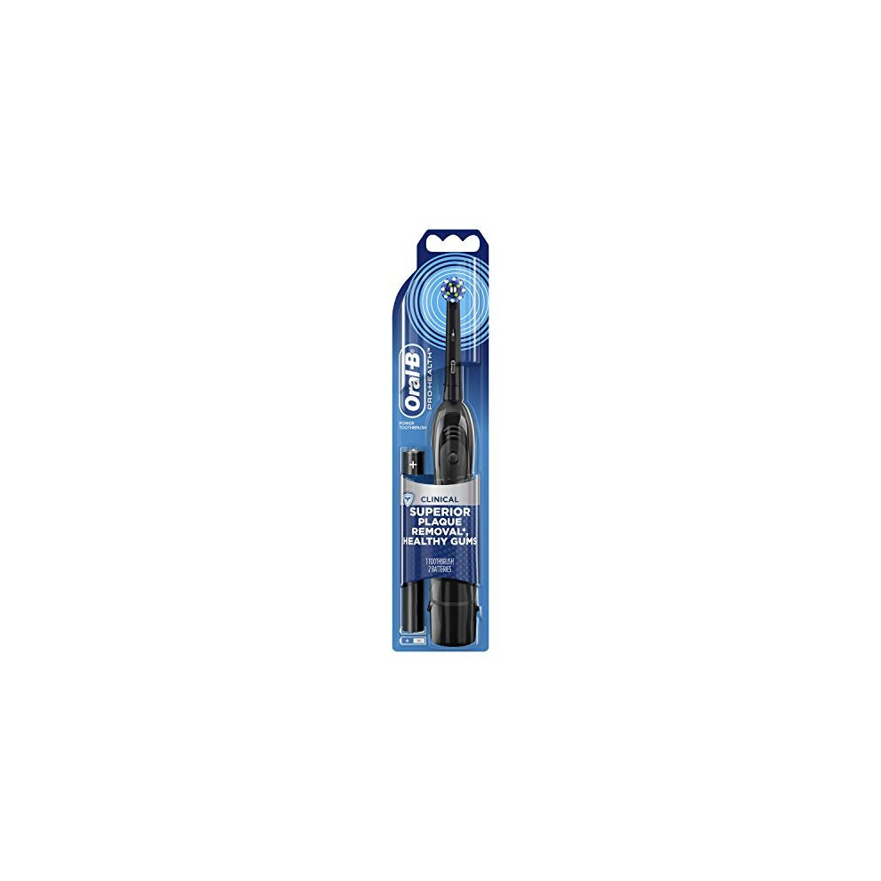 Oral-B Pro-Health Clinical, Superior Clean, Battery Power Electric Toothbrush, Black