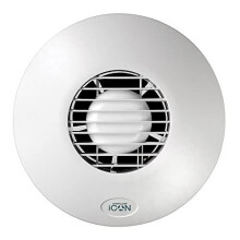Airflow iCON60 Circular Extractor Fan for Large Bathroom, Utility Room or Kitchen
