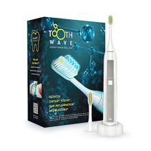Silk'n ToothWave - Electric Toothbrush - Removes Discoloration, Stains and Tartar - with DentalRF Technology - Whitens Teeth Visibly - Prevents Gum Di