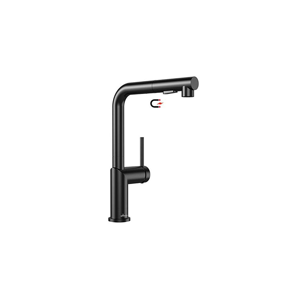 Appaso Kitchen Taps With Pull Out Spray, Kitchen Sink Mixer Tap, 360 Swivel Kitchen Mixer Tap Hot And Cold Mixer Tap For Kitchen Sink 2 Spary Modes, 723980554690