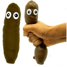 Gifton - Stretchy Poo Stress Relief Ball Fake Poop - Novelty 2020 Design - Gift for Boys Girls Men Women Teen Kids - Funny Birthday Joke Prank Present