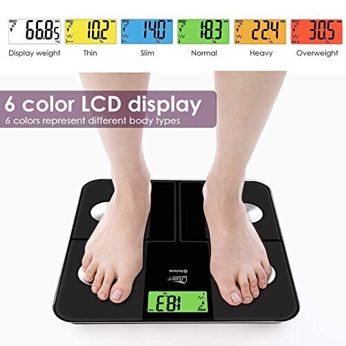 Uten Bluetooth Digital Weight Bathroom Scales, Body Fat Scales with