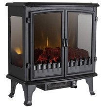 Adam Chester Fireplace Pure White Hudson Electric Stove Black 39 Inch Bs21711 - View #7