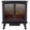 Warmlite Warmlite WL46027 Carlisle Electric Fireplace, Panoramic Window, Black 2