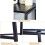 SP Computer Desk Compact Foldable Computer Desk Laptop Desktop Table Folding Portable Small Table for Company,Garden,Camping,Office (Black) 5