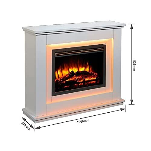 Endeavour Fires Castleton Electric Fireplace Suite 7day Programmable Remote Control 2