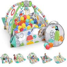Bright Starts, 5-in-1 Your Way Ball Play Activity Gym & Ball Pit - Totally Tropical